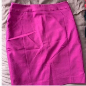 H&M Magenta Fuchsia Pencil Skirt Size 8